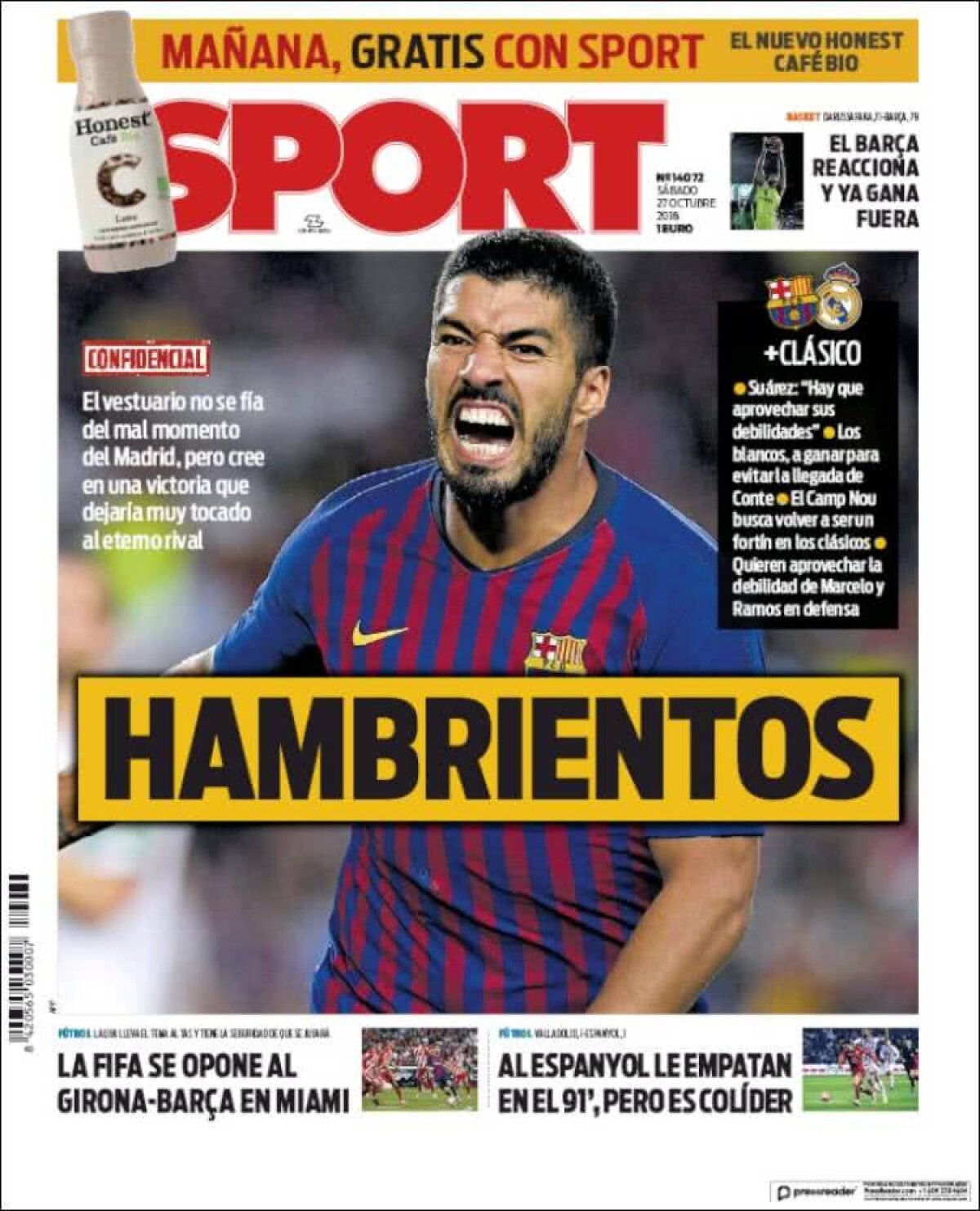 Ce scriu azi ziarele de sport din lume (27 octombrie 2018)