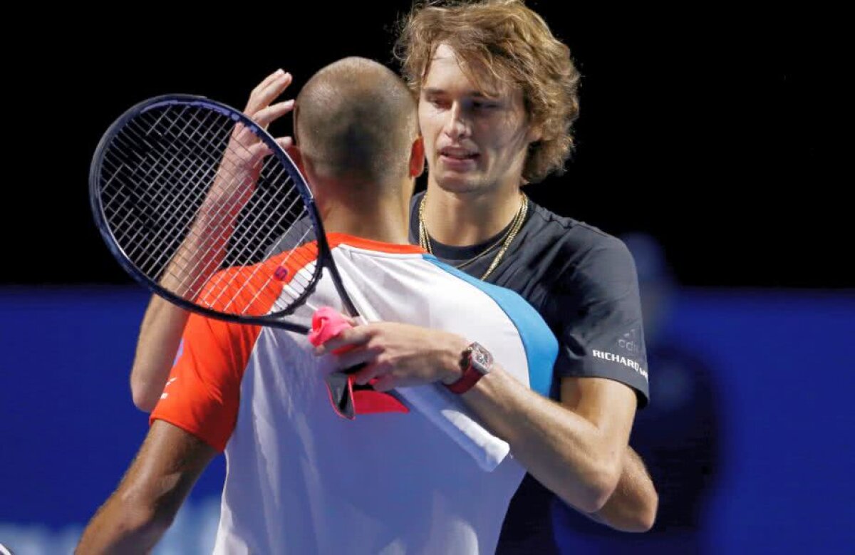 VIDEO+FOTO Victorie uluitoare pentru Marius Copil în fața lui Alexander Zverev » S-a calificat în FINALĂ la Basel, unde va juca împotriva lui Federer!