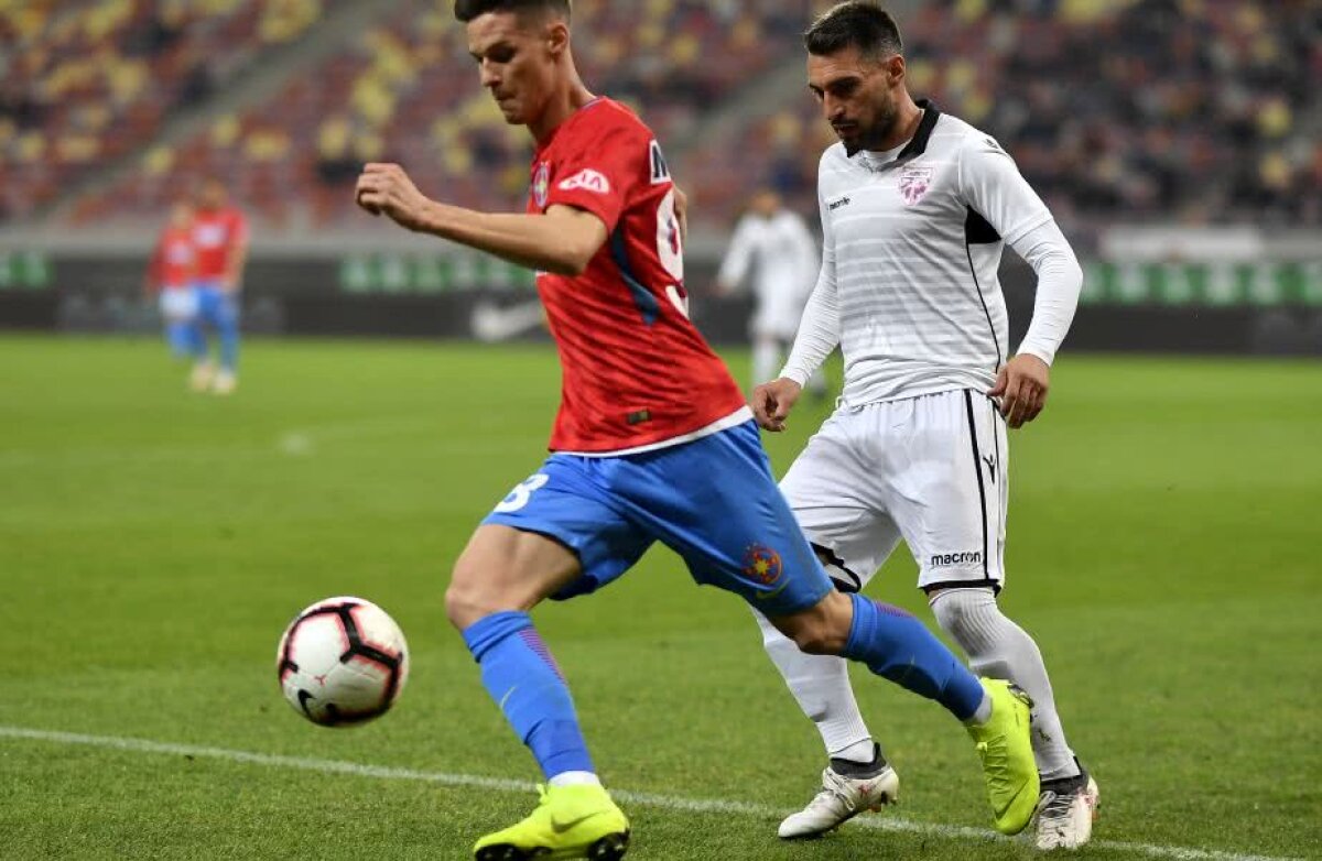 FCSB - FC VOLUNTARI 2-1 // VIDEO+FOTO "Dubla" lui Gnohere o readuce pe FCSB pe primul loc! Roș-albaștrii au avut mari emoții în final