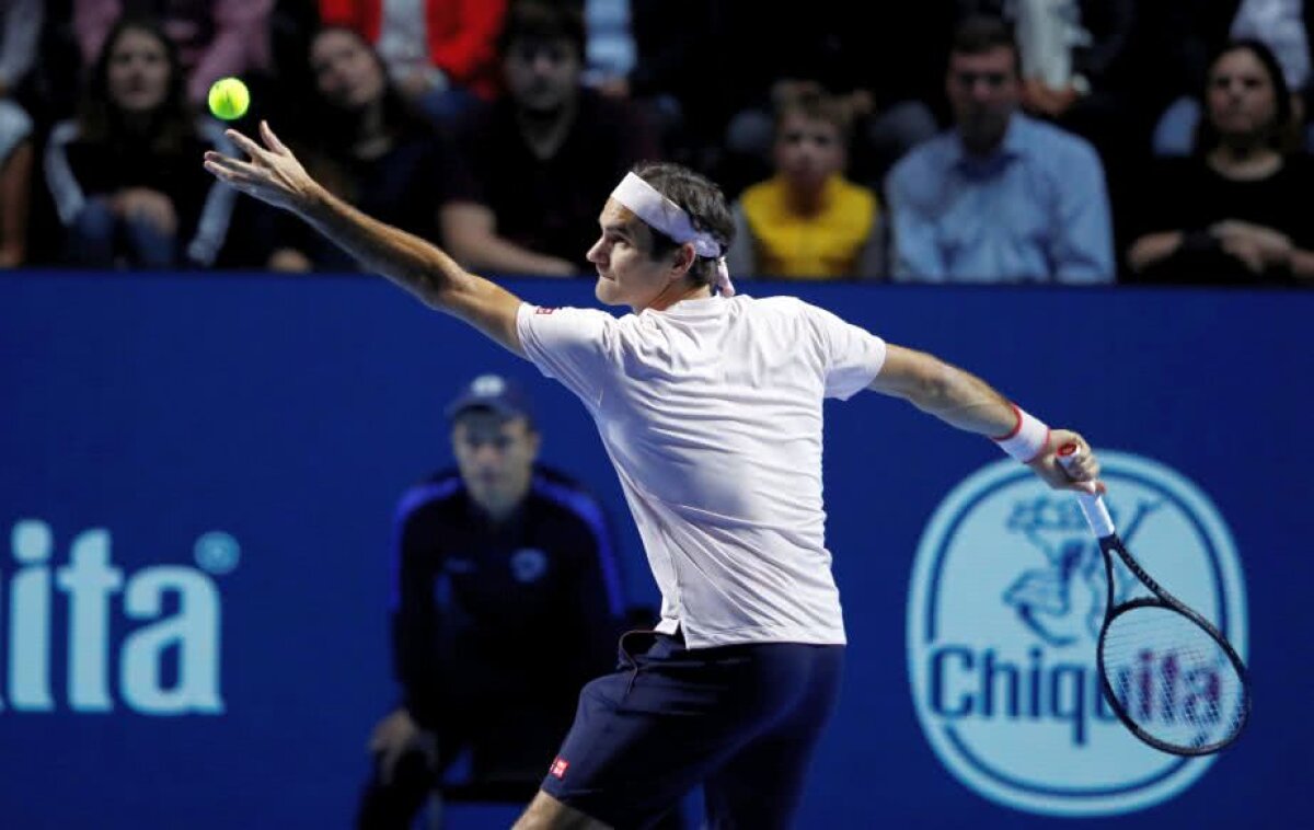MARIUS COPIL - ROGER FEDERER // VIDEO + FOTO Copil viteaz: Marius a pierdut finala de la Basel cu Federer, chiar dacă a făcut un meci curajos, iar în unele momente a fost peste marele Roger