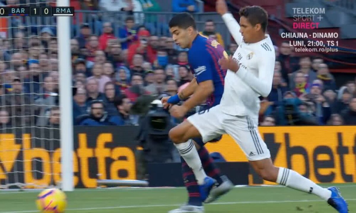 EL CLASICO: BARCELONA - REAL MADRID // "Comisarul" VARane » Eroare gravă a fundașului în prima repriză de pe Camp Nou