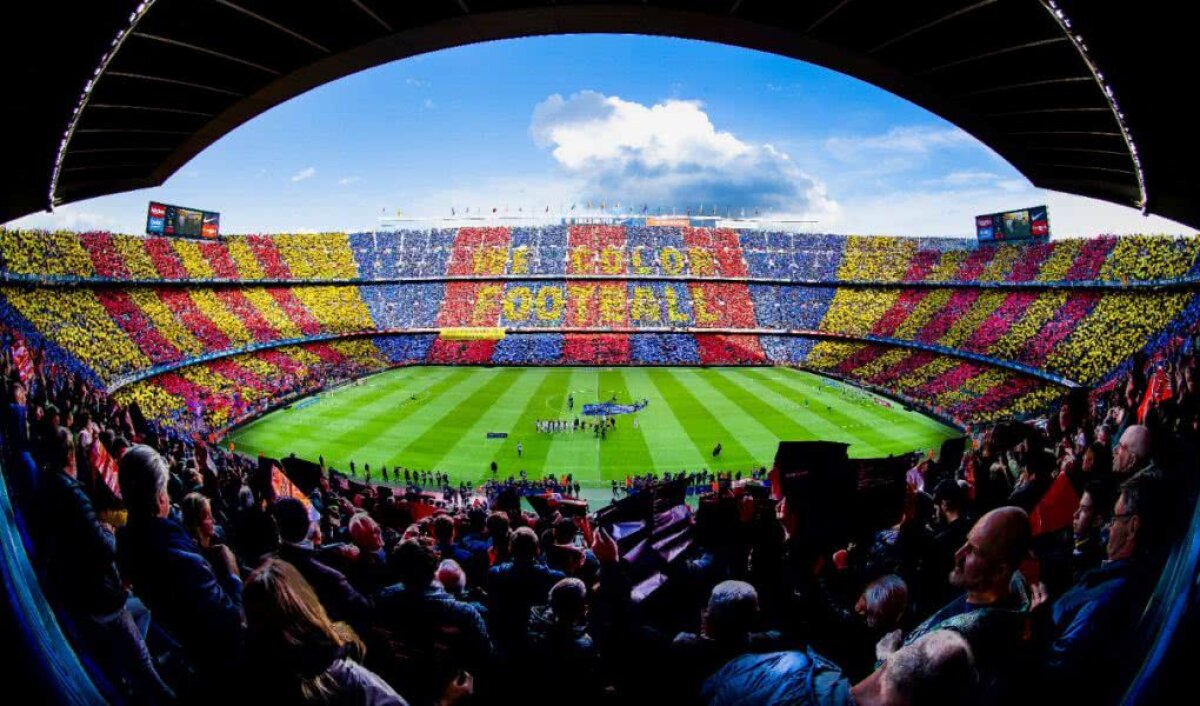 EL CLASICO, BARCELONA - REAL MADRID // GALERIE FOTO + VIDEO Camp Nou impresionant: "Noi colorăm fotbalul" » Mozaic copleșitor în culorile Barcelonei și ale Cataloniei 
