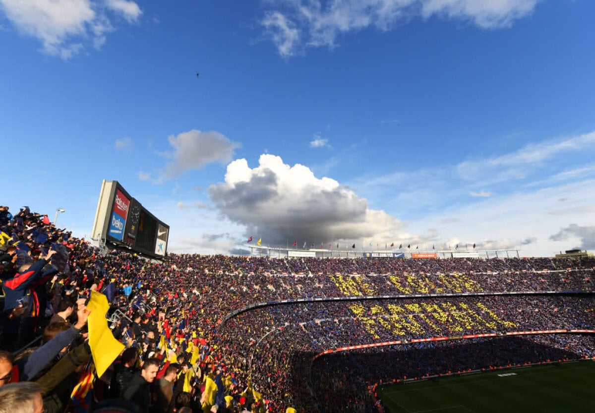 EL CLASICO, BARCELONA - REAL MADRID // GALERIE FOTO + VIDEO Camp Nou impresionant: "Noi colorăm fotbalul" » Mozaic copleșitor în culorile Barcelonei și ale Cataloniei 