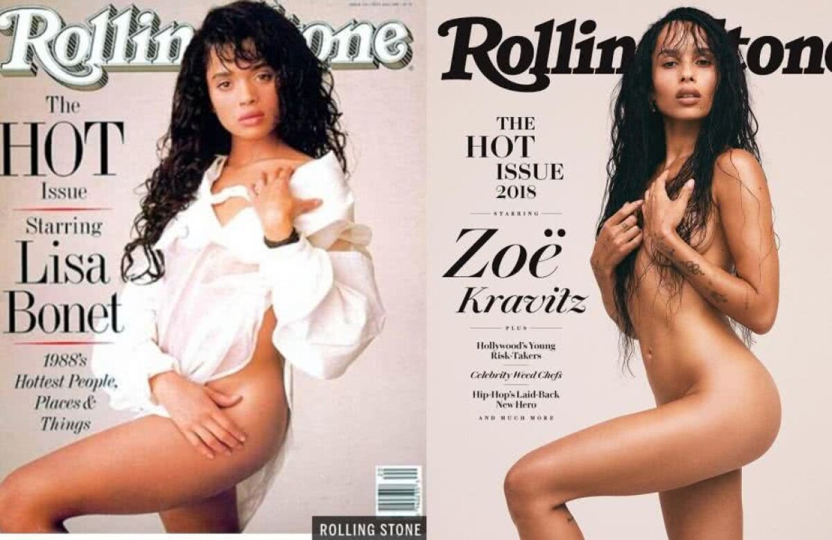 FOTO La un alt nivel! Fiica unui fotomodel de top a pozat nud pe coperta Rolling Stone pentru a recrea coperta mamei sale