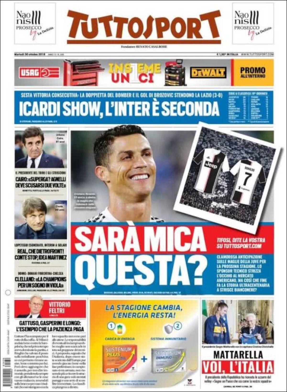 Ce scriu azi ziarele de sport din lume (30 octombrie 2018)