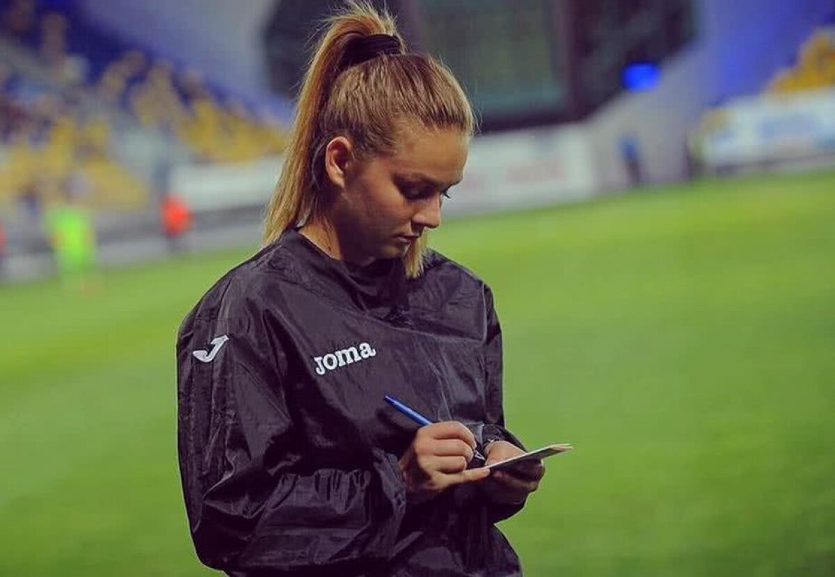 GALERIE FOTO O româncă de 23 de ani visează să ajungă arbitru FIFA pe listele Franței!