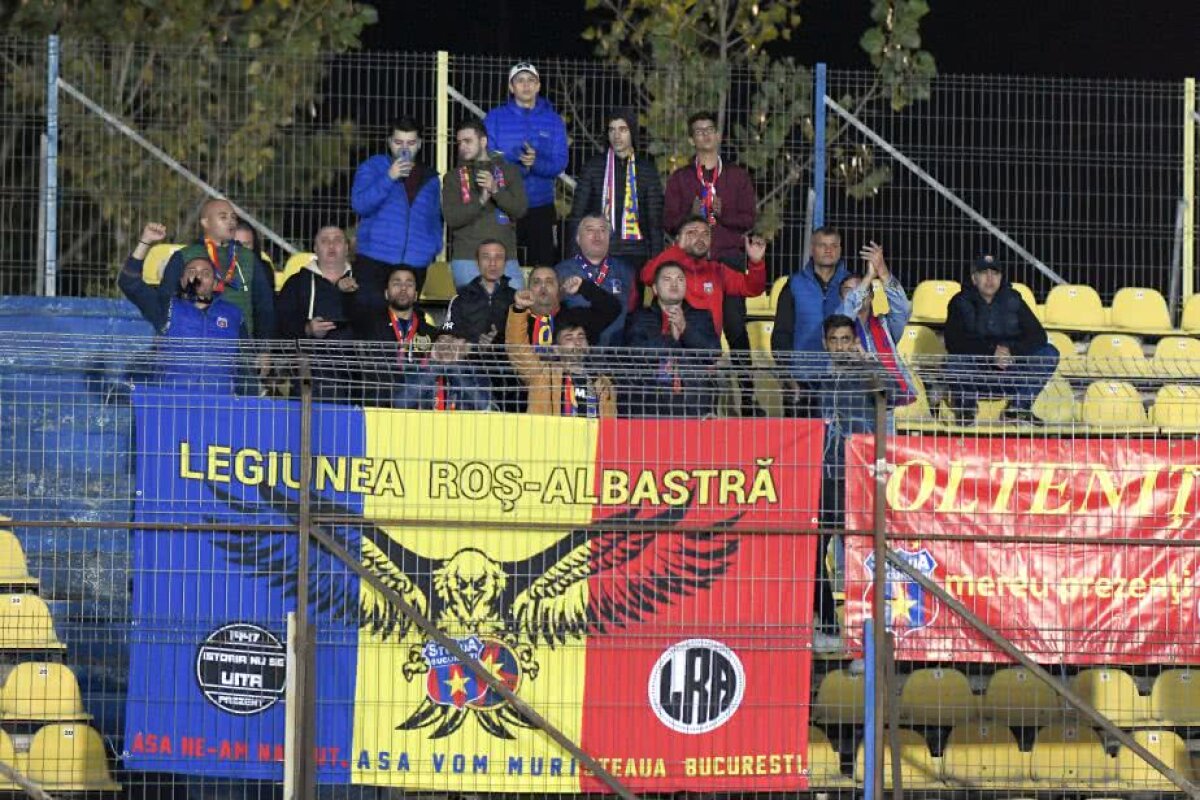 3 lucruri remarcate la Dunărea Călărași - FCSB: grădiniță pe bancă și banner-ul surpriză afișat de fanii gazdelor + FCSB, încurajată de un număr rușinos de ultrași