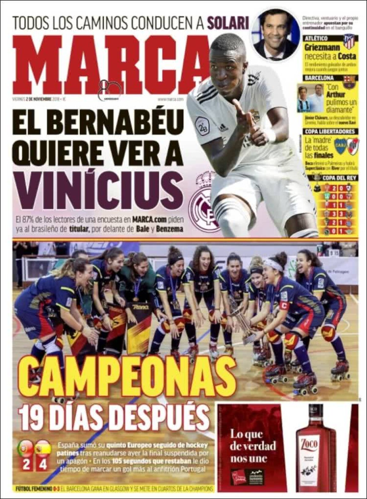 Ce scriu azi ziarele de sport din lume (2 noiembrie 2018)