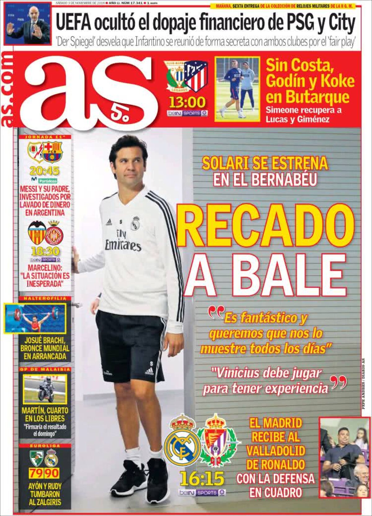 Ce scriu azi ziarele de sport din lume (3 noiembrie 2018)