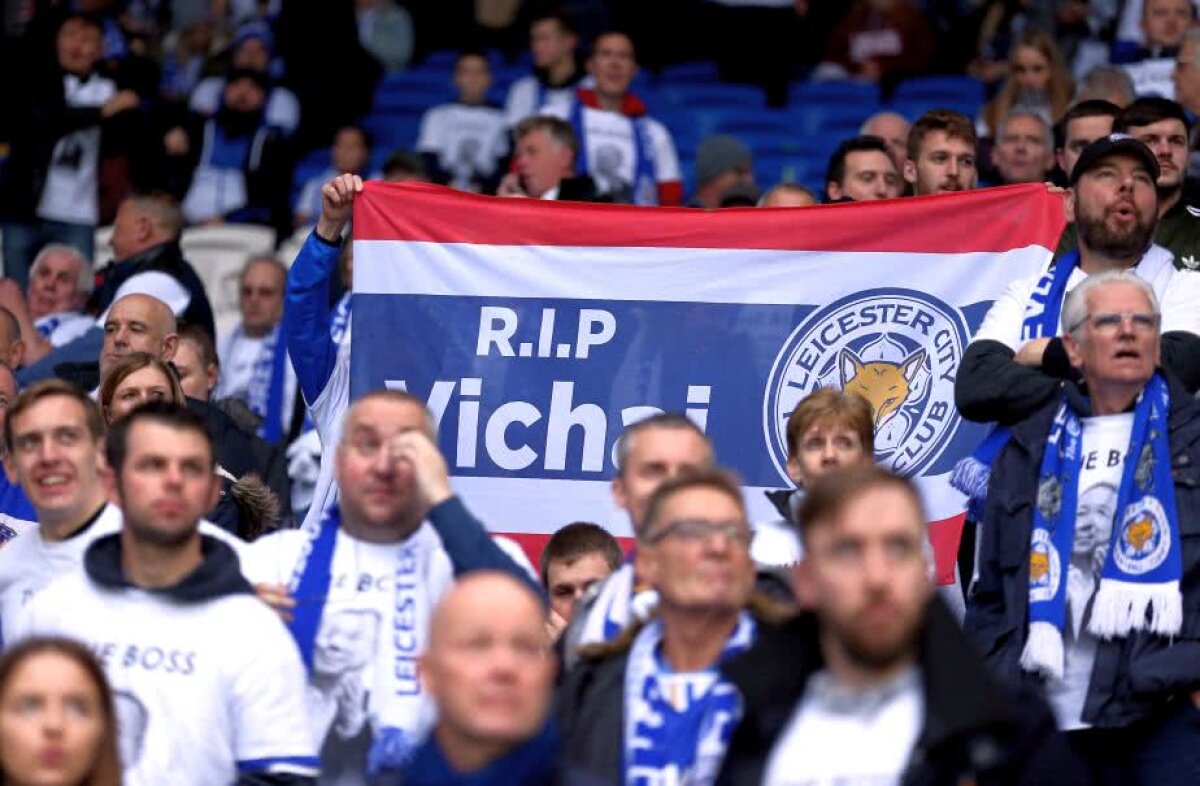 GALERIE FOTO Fotbaliștii lui Leicester în lacrimi, la primul meci după moartea patronului clubului