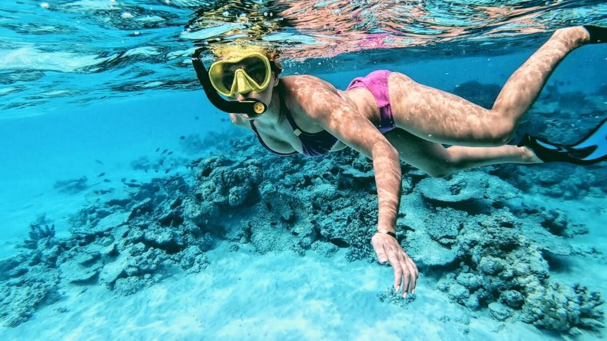 FOTO O artistă româncă și pasiunea ei pentru sport: "Fac wakeboarding, snorkeling și scuba diving!"