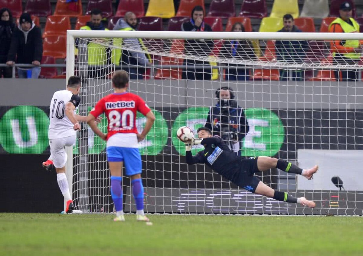 VIDEO+FOTO » Moruțan îl mai ține pe Dică la FCSB! Roș-albaștrii se impun cu Astra, 1-0, și continuă lupta cu CFR Cluj