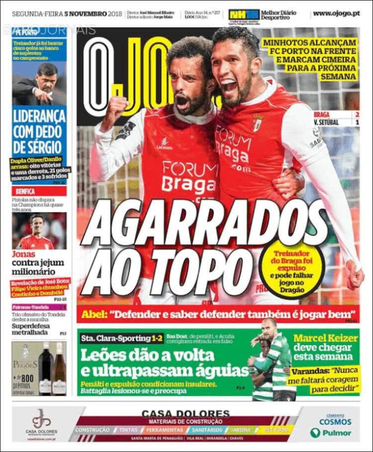 Ce scriu azi ziarele de sport din lume (5 noiembrie 2018)