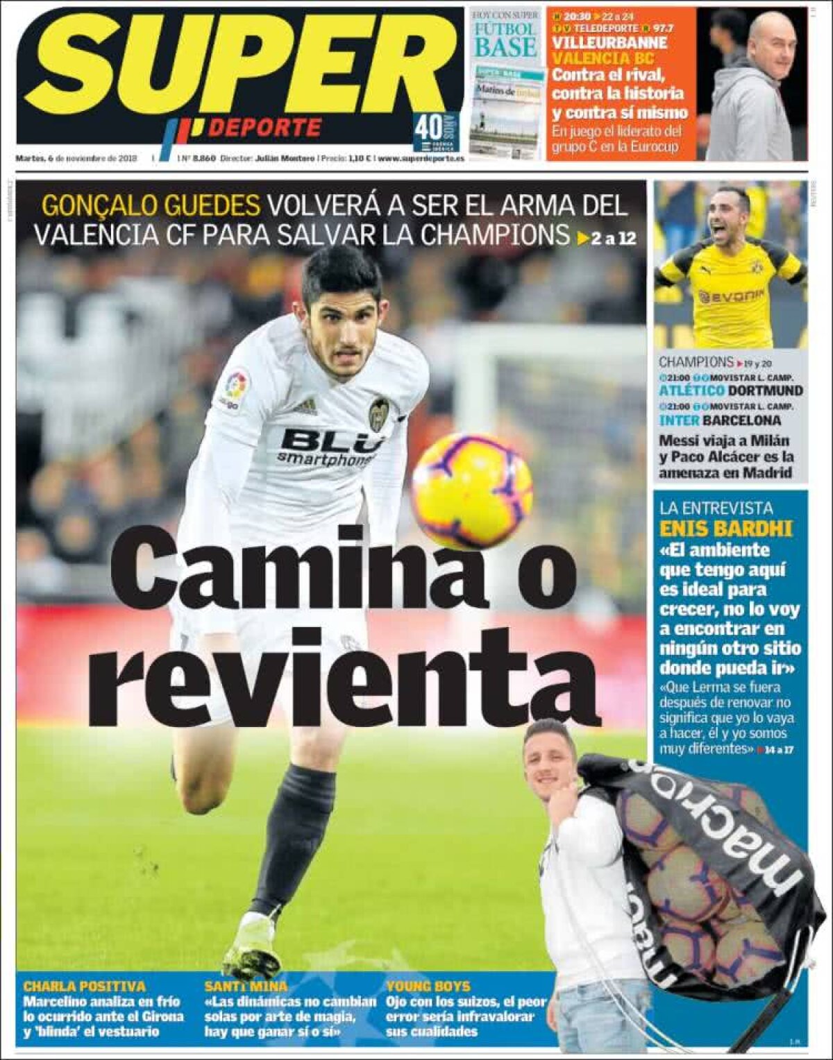 Ce scriu azi ziarele de sport din lume (6 noiembrie 2018)