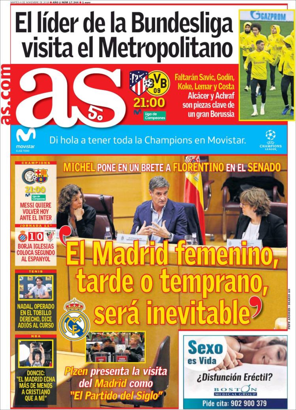 Ce scriu azi ziarele de sport din lume (6 noiembrie 2018)