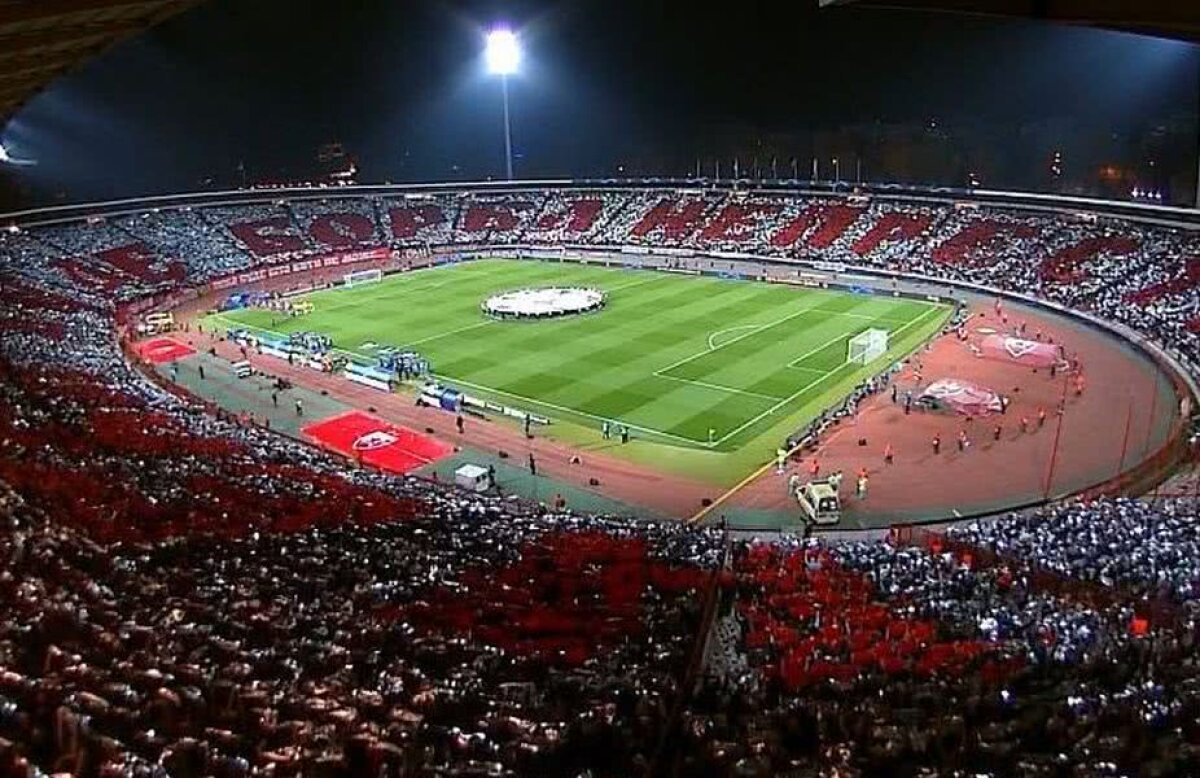 FOTO A erupt "vulcanul" de pe Marakana! Atmosferă senzațională la meciul cu Liverpool 