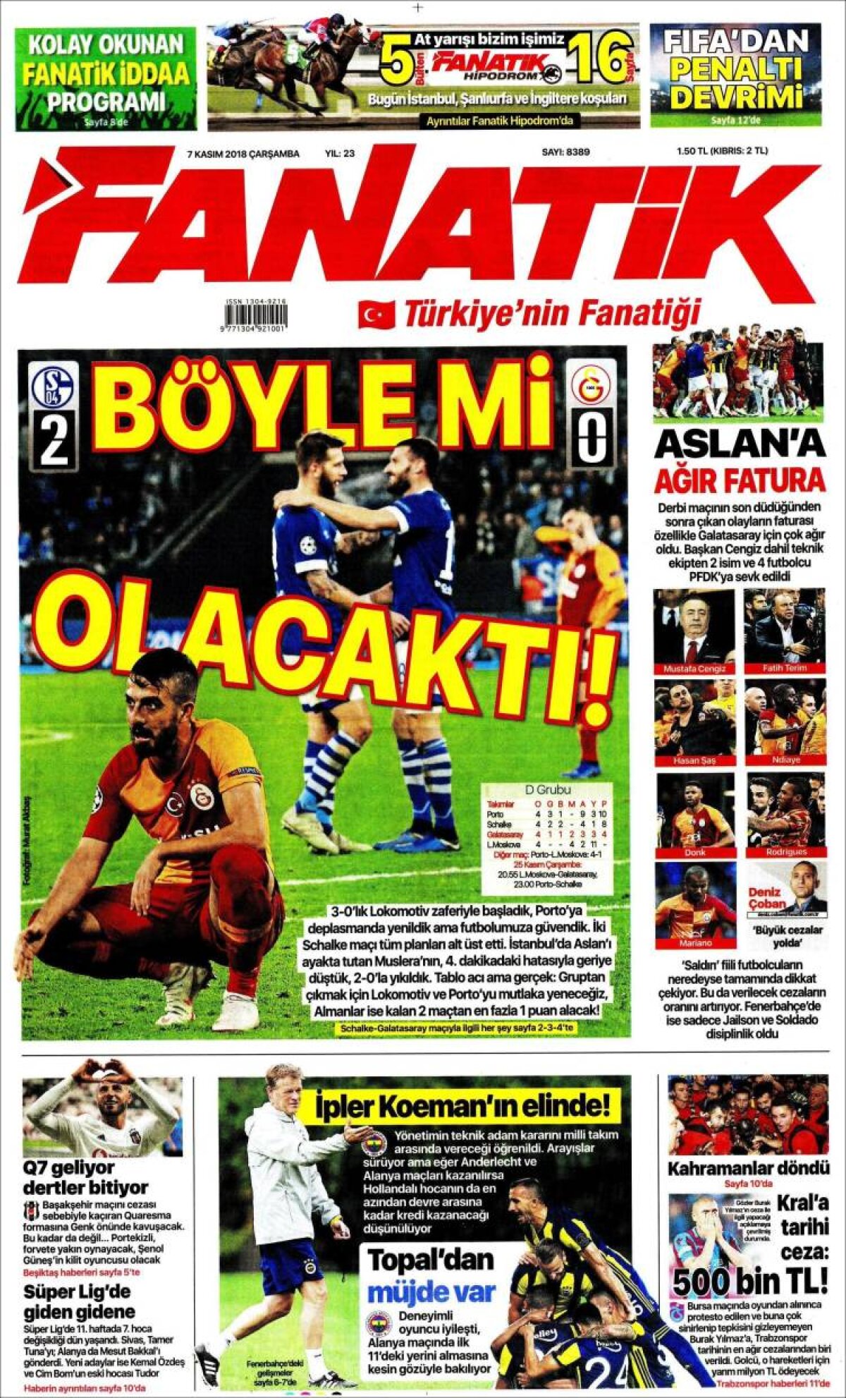 Ce scriu azi ziarele de sport din lume (7 noiembrie 2018)