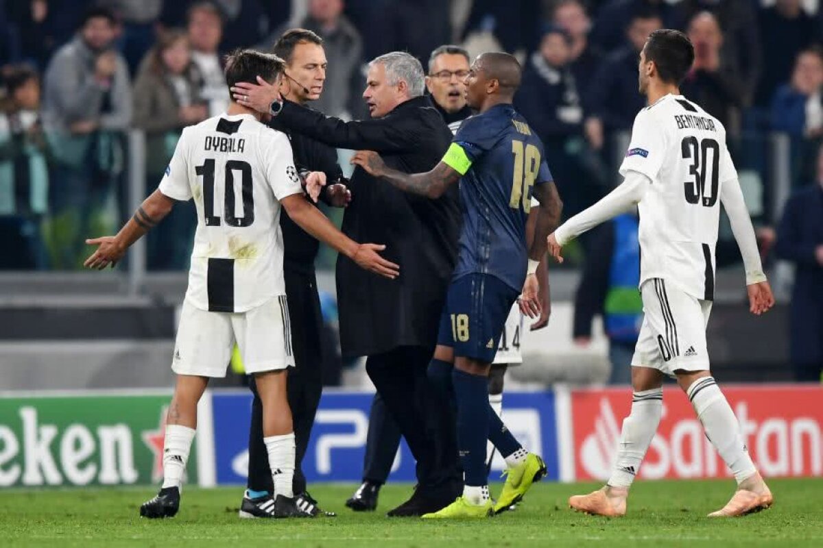 JUVENTUS - MANCHESTER UNITED 1-2 // VIDEO + FOTO Mourinho, gesturi provocatoare făcute către fanii lui Juventus! O legendă a lui United l-a criticat