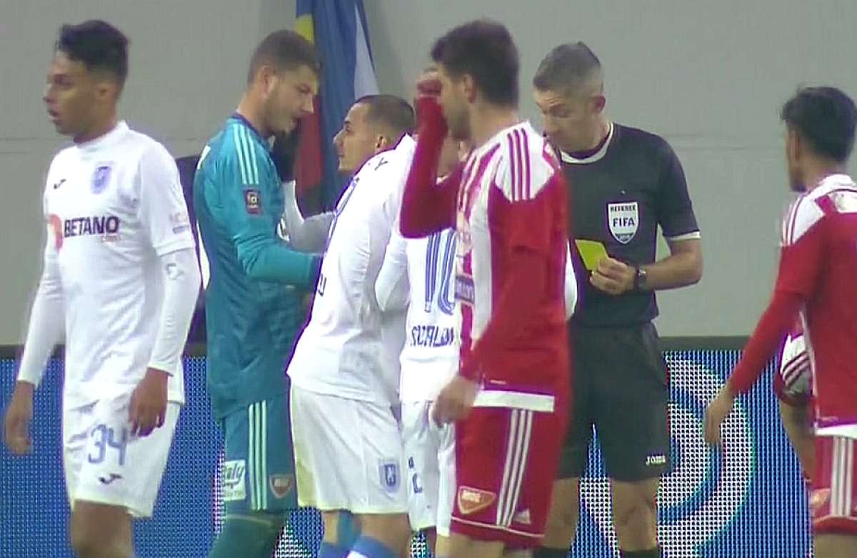 FOTO Mitriță, eliminat în 5 minute cu Sepsi! » Gestul care îl poate scoate din joc pentru mai multe runde