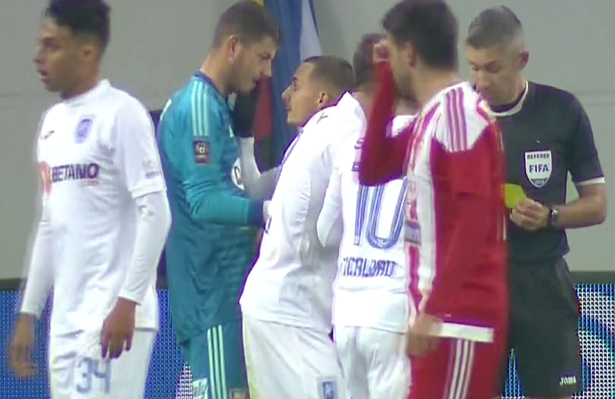 FOTO Mitriță, eliminat în 5 minute cu Sepsi! » Gestul care îl poate scoate din joc pentru mai multe runde