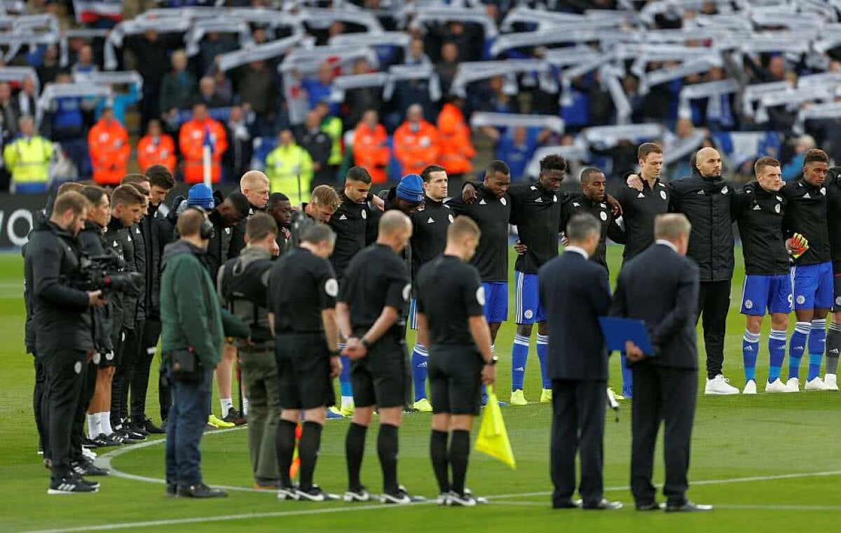 GALERIE FOTO Arena tăcerii » Imagini impresionante de la Leicester înaintea meciului cu Burnley 