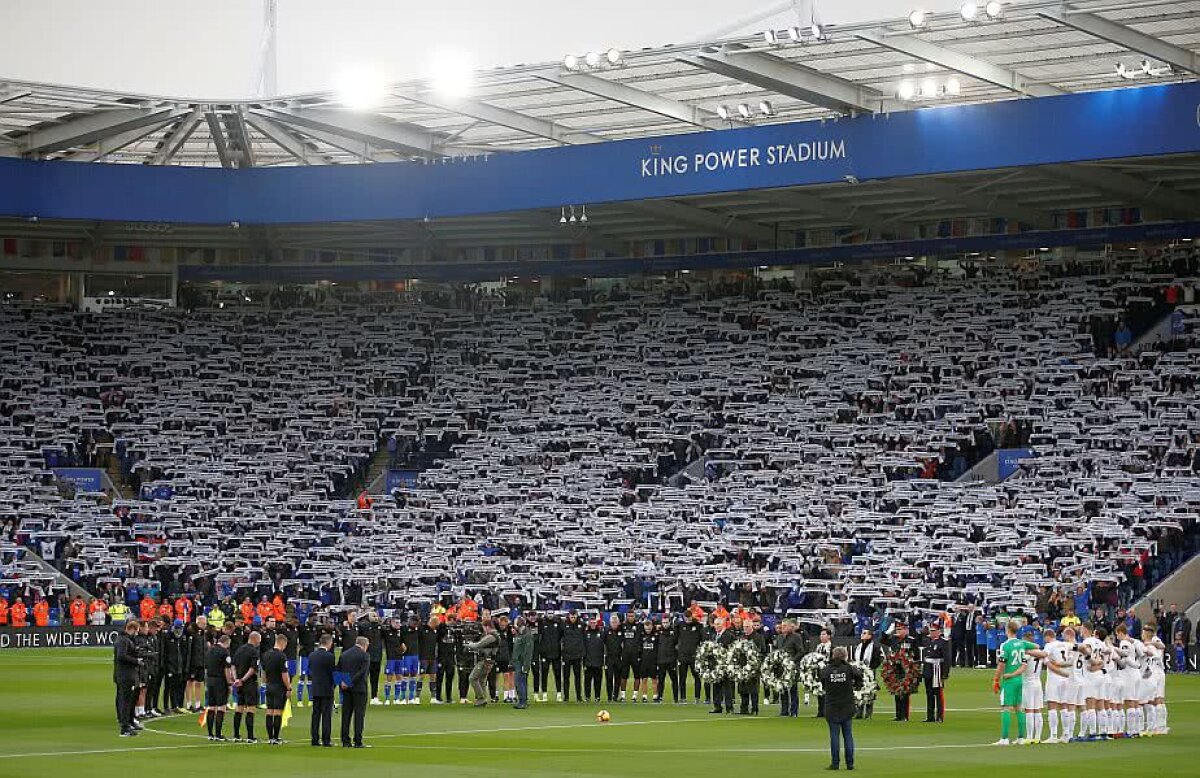 GALERIE FOTO Arena tăcerii » Imagini impresionante de la Leicester înaintea meciului cu Burnley 