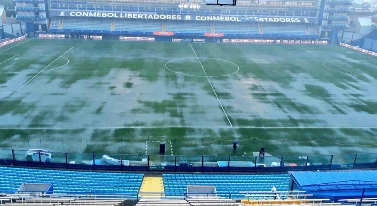 GALERIE FOTO O furtună teribilă a amânat prima manșă din finala istorică a Copei Libertadores, Boca - River