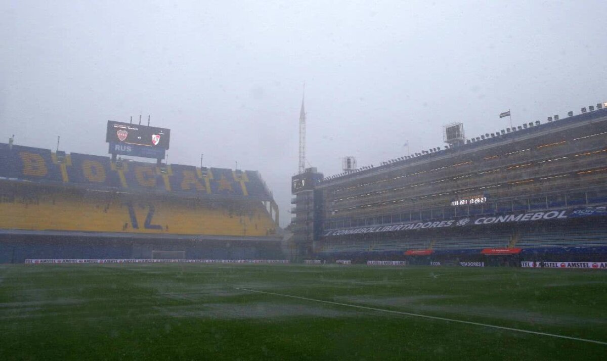 GALERIE FOTO O furtună teribilă a amânat prima manșă din finala istorică a Copei Libertadores, Boca - River