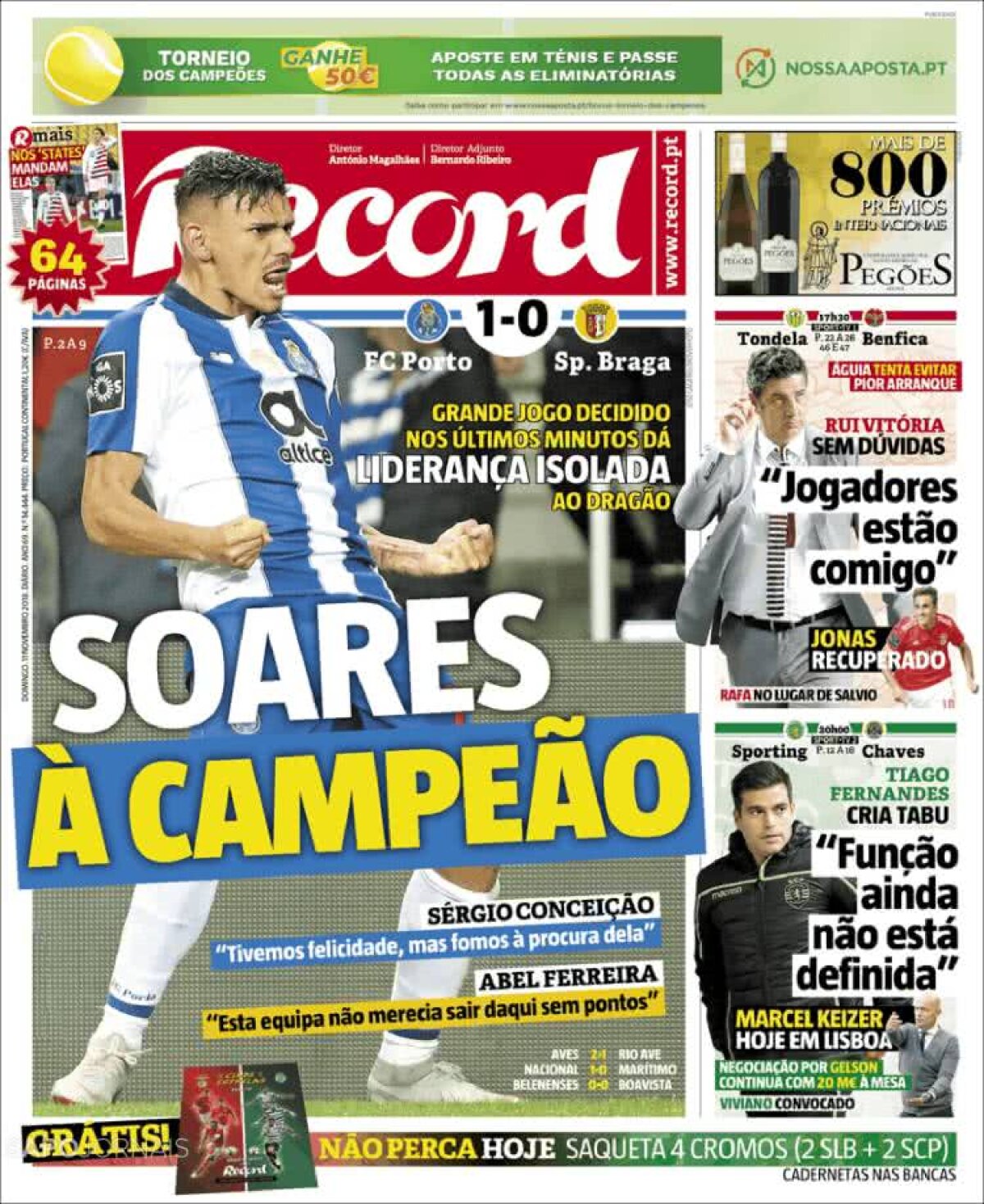 Ce scriu azi ziarele de sport din lume (11 noiembrie 2018)