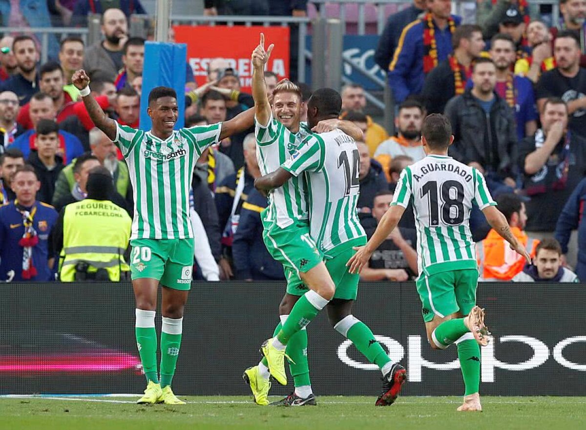 VIDEO+FOTO BARCELONA - BETIS SEVILLA 3-4 // De 15 ani nu s-a mai întâmplat așa ceva pe Camp Nou! Scor abracadabrant în meciul Barcelonei cu Betis Sevilla
