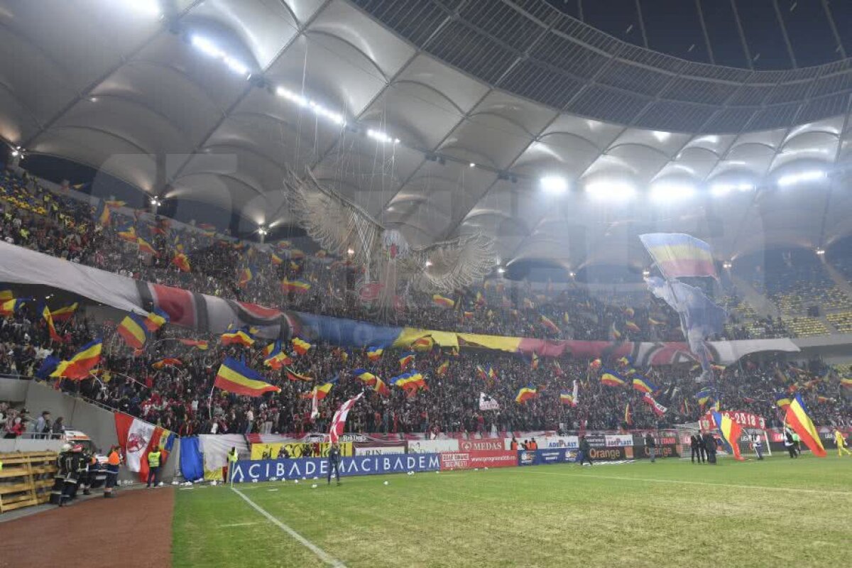 DINAMO - FCSB 1-1 // VIDEO + FOTO Imagini senzaționale: PCH, scenografie specială în an centenar » "Treceți batalioane române Carpații" a răsunat din piepturile a peste 20.000 de oameni