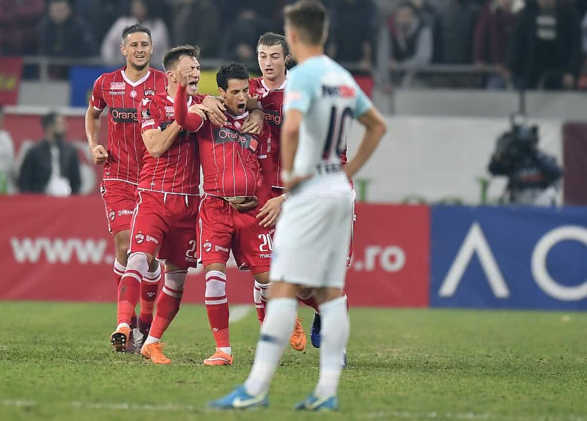 VIDEO+FOTO Dinamo și FCSB au remizat în cel de-al 174-lea derby! "Câinii" au jucat cu un om în plus aproape o repriză