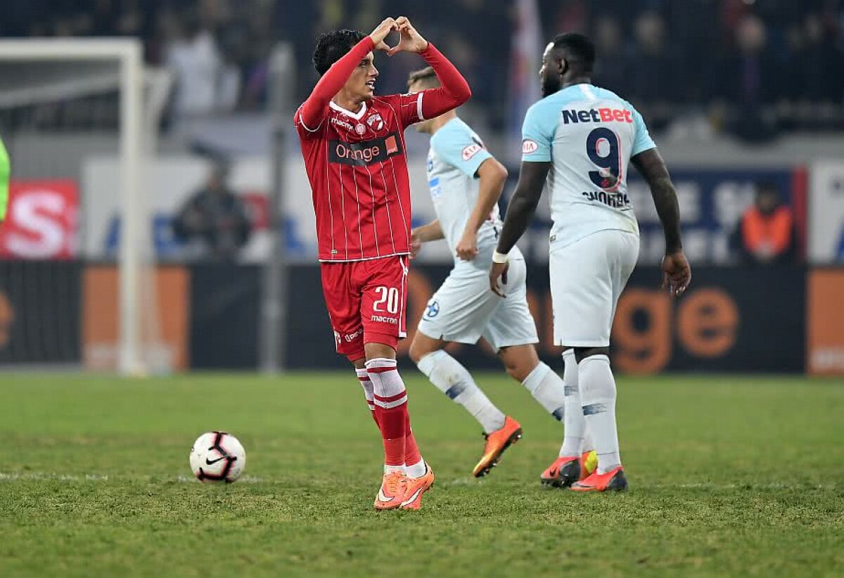 VIDEO+FOTO Dinamo și FCSB au remizat în cel de-al 174-lea derby! "Câinii" au jucat cu un om în plus aproape o repriză