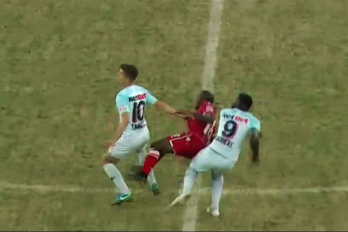 DINAMO - FCSB 1-1 // VIDEO + FOTO Harlem Gnohere, cartonaș ROȘU după un gest INEXPLICABIL