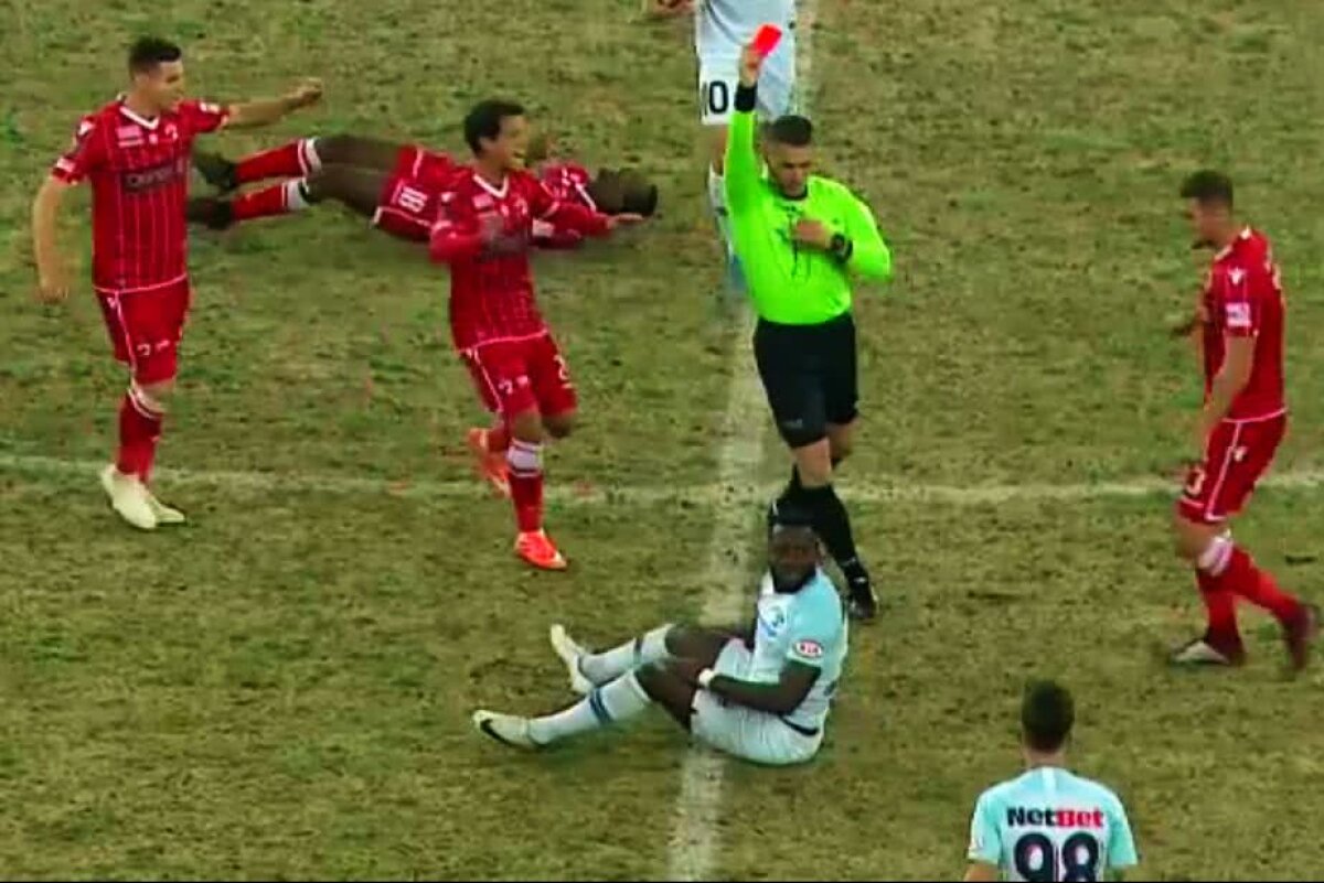 DINAMO - FCSB 1-1 // VIDEO + FOTO Harlem Gnohere, cartonaș ROȘU după un gest INEXPLICABIL