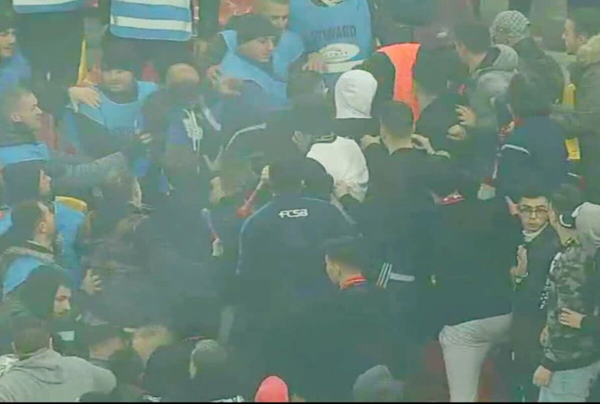 DINAMO - FCSB 1-1 // VIDEO Imagini violente nedifuzate de pe Arena Națională » A fost făcut KO cu o singură lovitură