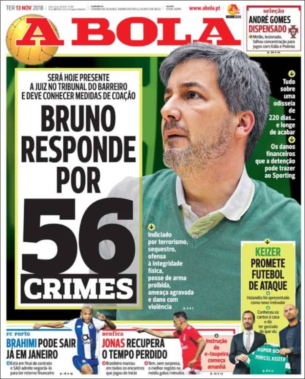 Ce scriu azi ziarele de sport din lume (13 noiembrie 2018)