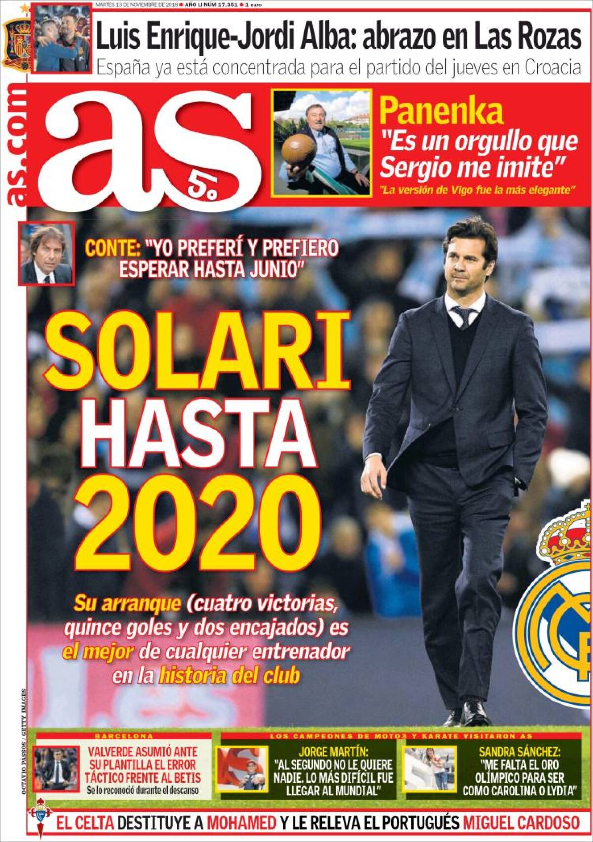 Ce scriu azi ziarele de sport din lume (13 noiembrie 2018)