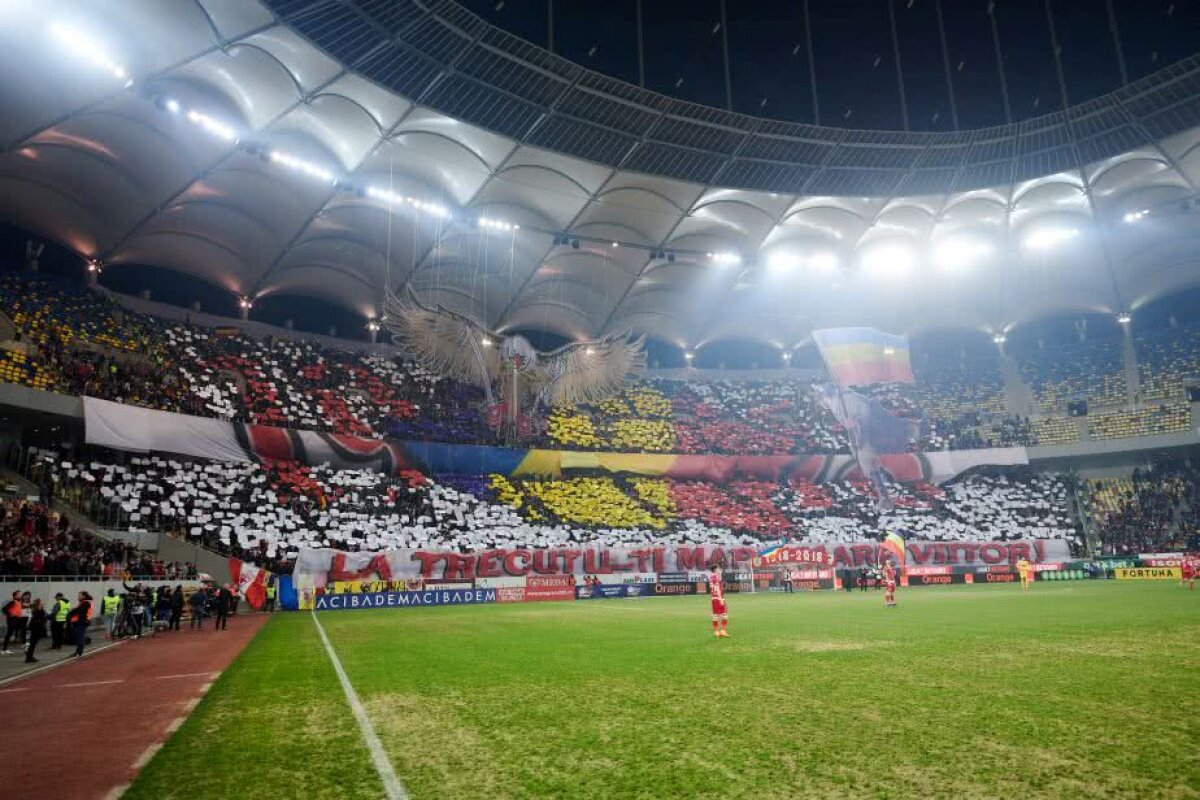 DINAMO - FCSB 1-1 // VIDEO + FOTO Peluza Cătălin Hîldan a explicat scenografia din derby: "Atunci am început să intonăm"