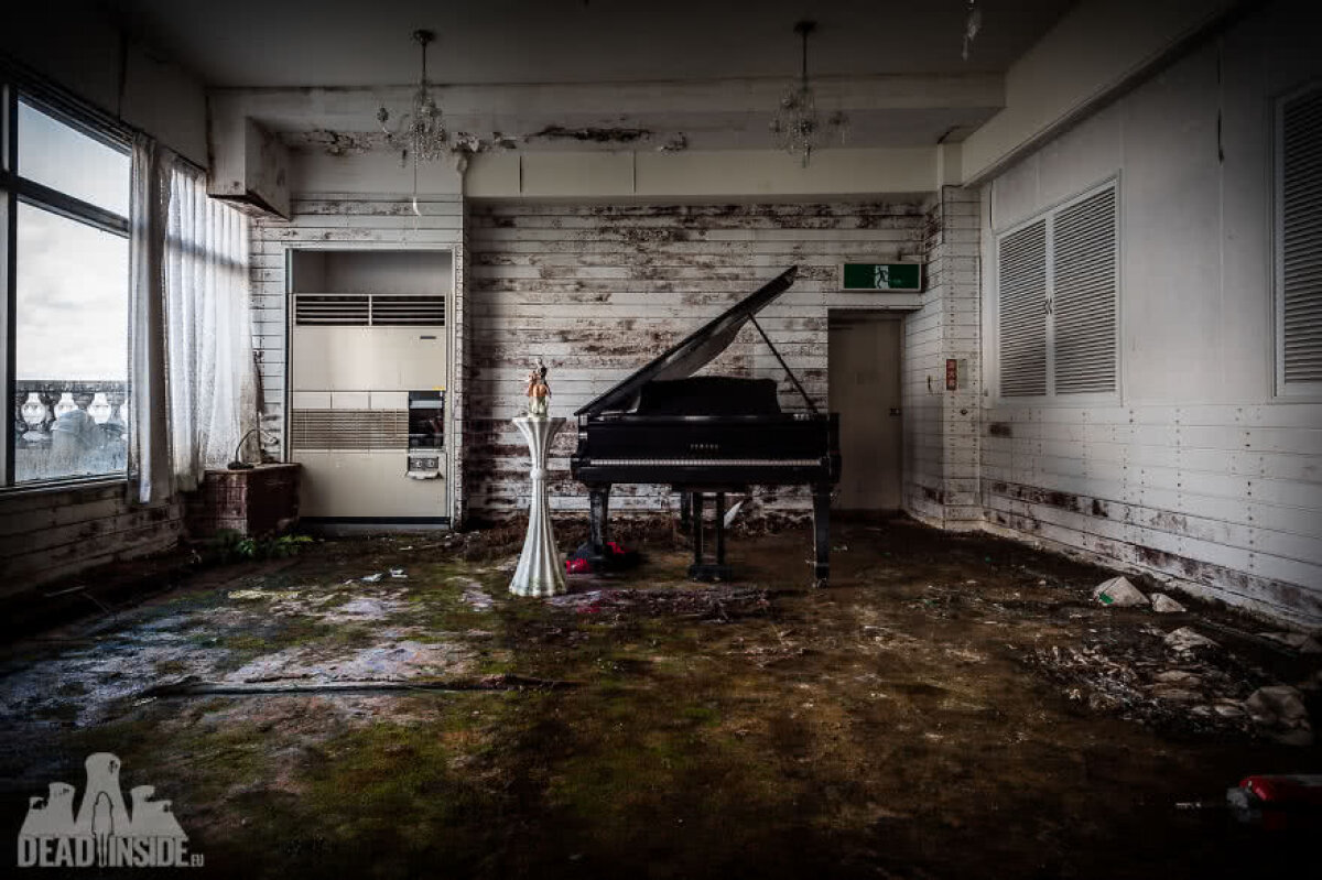 FOTO Imagini FABULOASE din interiorul celui mai mare hotel abandonat