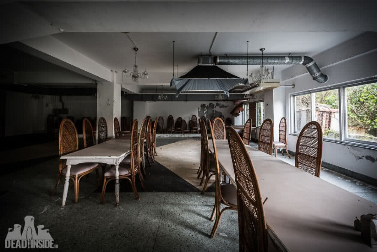 FOTO Imagini FABULOASE din interiorul celui mai mare hotel abandonat