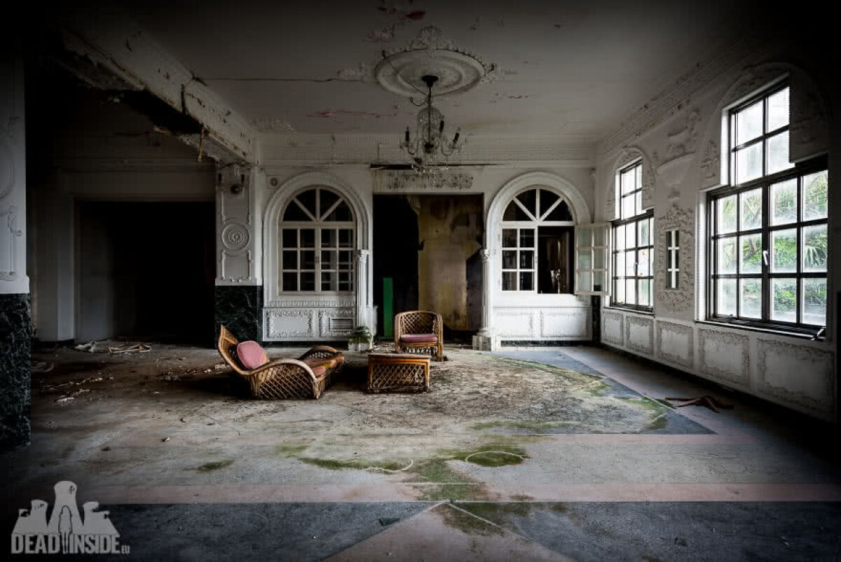 FOTO Imagini FABULOASE din interiorul celui mai mare hotel abandonat