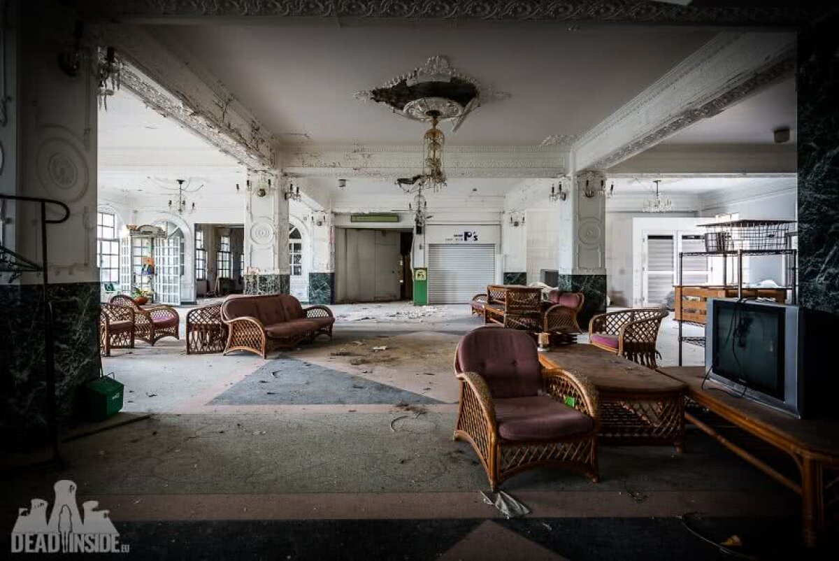 FOTO Imagini FABULOASE din interiorul celui mai mare hotel abandonat