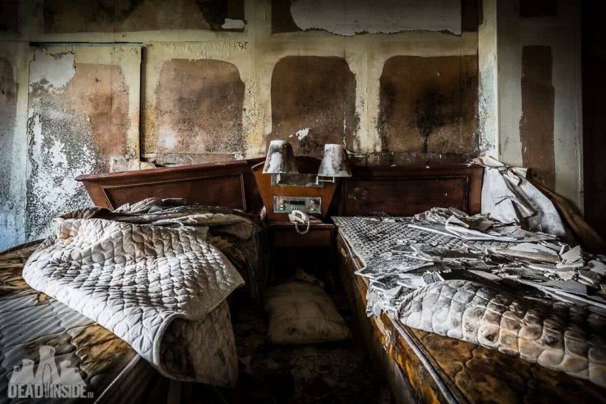 FOTO Imagini FABULOASE din interiorul celui mai mare hotel abandonat