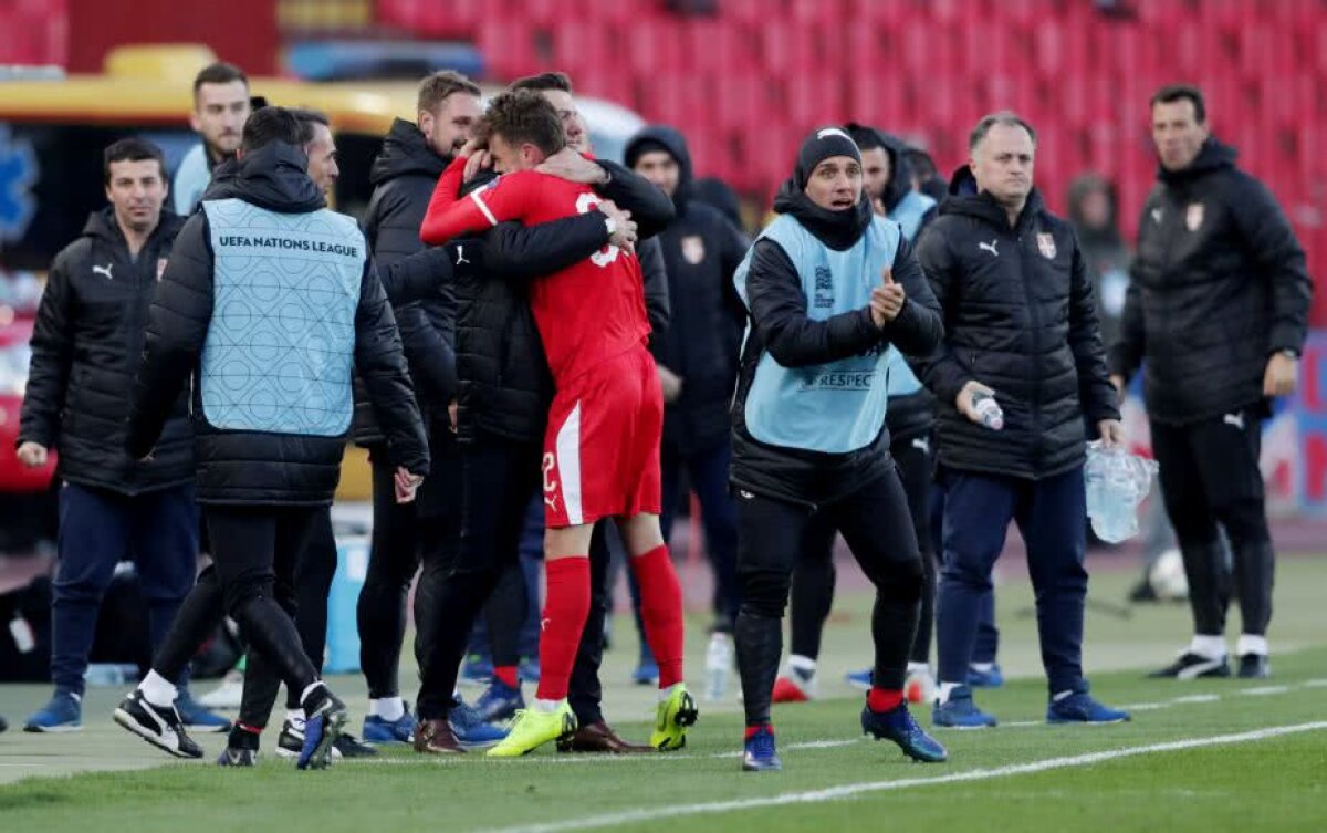 Serbia - Muntenegru 2-1 » România are șanse MINIME să meargă mai departe în Liga Națiunilor » Clasamentul actualizat