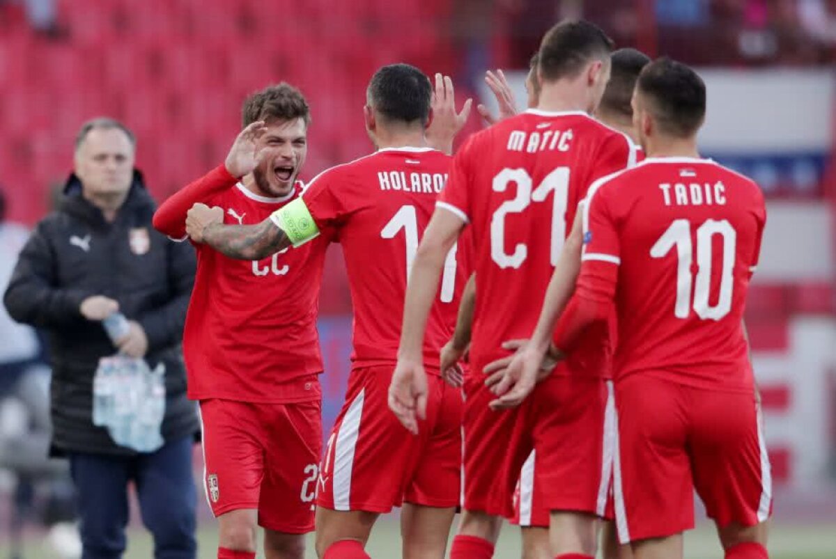 Serbia - Muntenegru 2-1 » România are șanse MINIME să meargă mai departe în Liga Națiunilor » Clasamentul actualizat