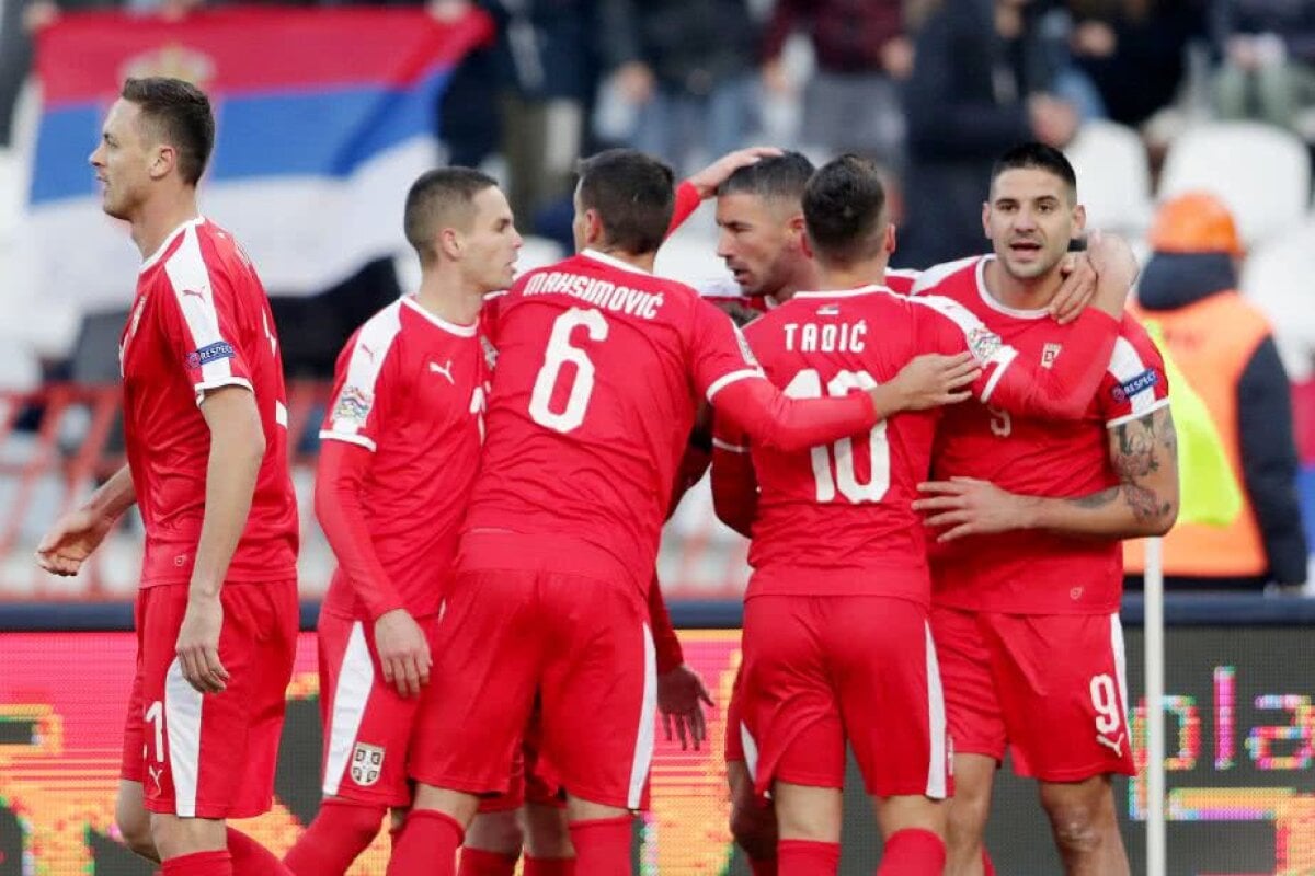 Serbia - Muntenegru 2-1 » România are șanse MINIME să meargă mai departe în Liga Națiunilor » Clasamentul actualizat