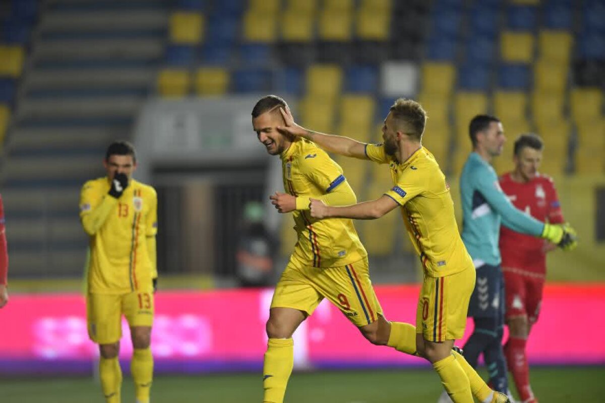 ROMÂNIA - LITUANIA 3-0 // "Tricolorii" continuă să viseze » Victorie entuziasmantă marcată de debutul lui Ianis Hagi + Clasamentul actualizat