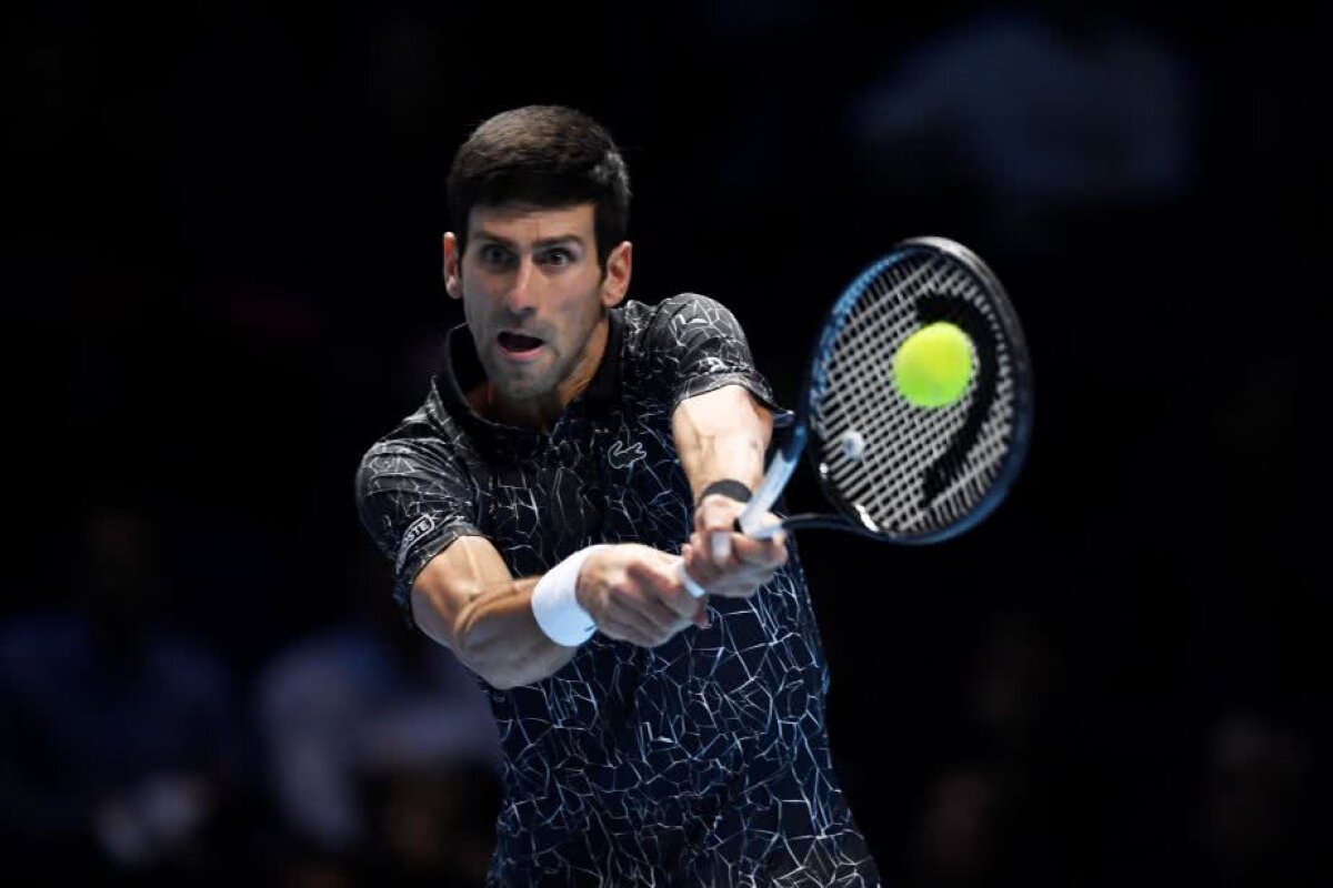 TURNEUL CAMPIONILOR // VIDEO + FOTO Novak Djokovic, marș triumfal spre al 6-lea trofeu » În finală va fi reeditarea celui de-al doilea meci din grupă