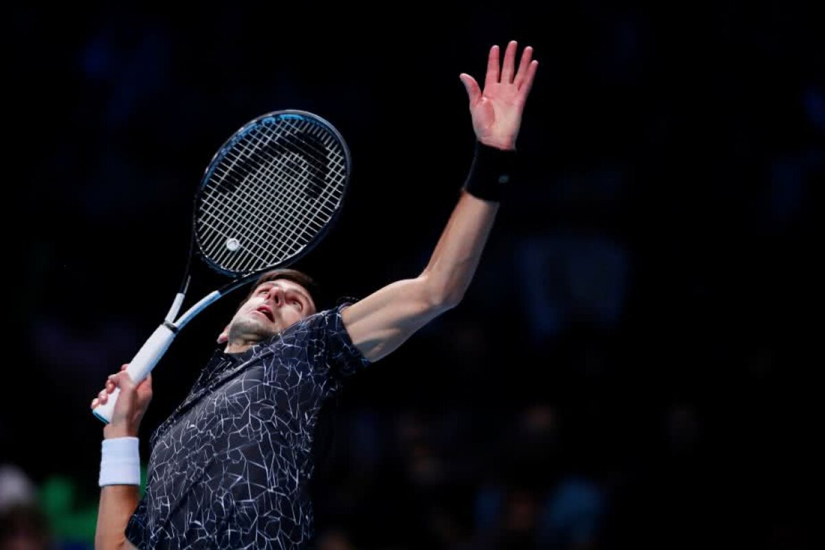 TURNEUL CAMPIONILOR // VIDEO + FOTO Novak Djokovic, marș triumfal spre al 6-lea trofeu » În finală va fi reeditarea celui de-al doilea meci din grupă